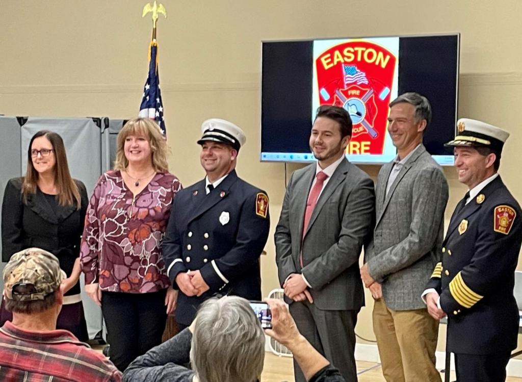 Easton Fire Department Announces Promotion of Lt. Jeff&nbsp;Dupuis