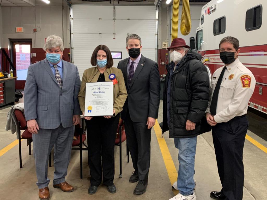 Easton Fire Department’s Pam Berglund Retires After Over 34 Years with the Town