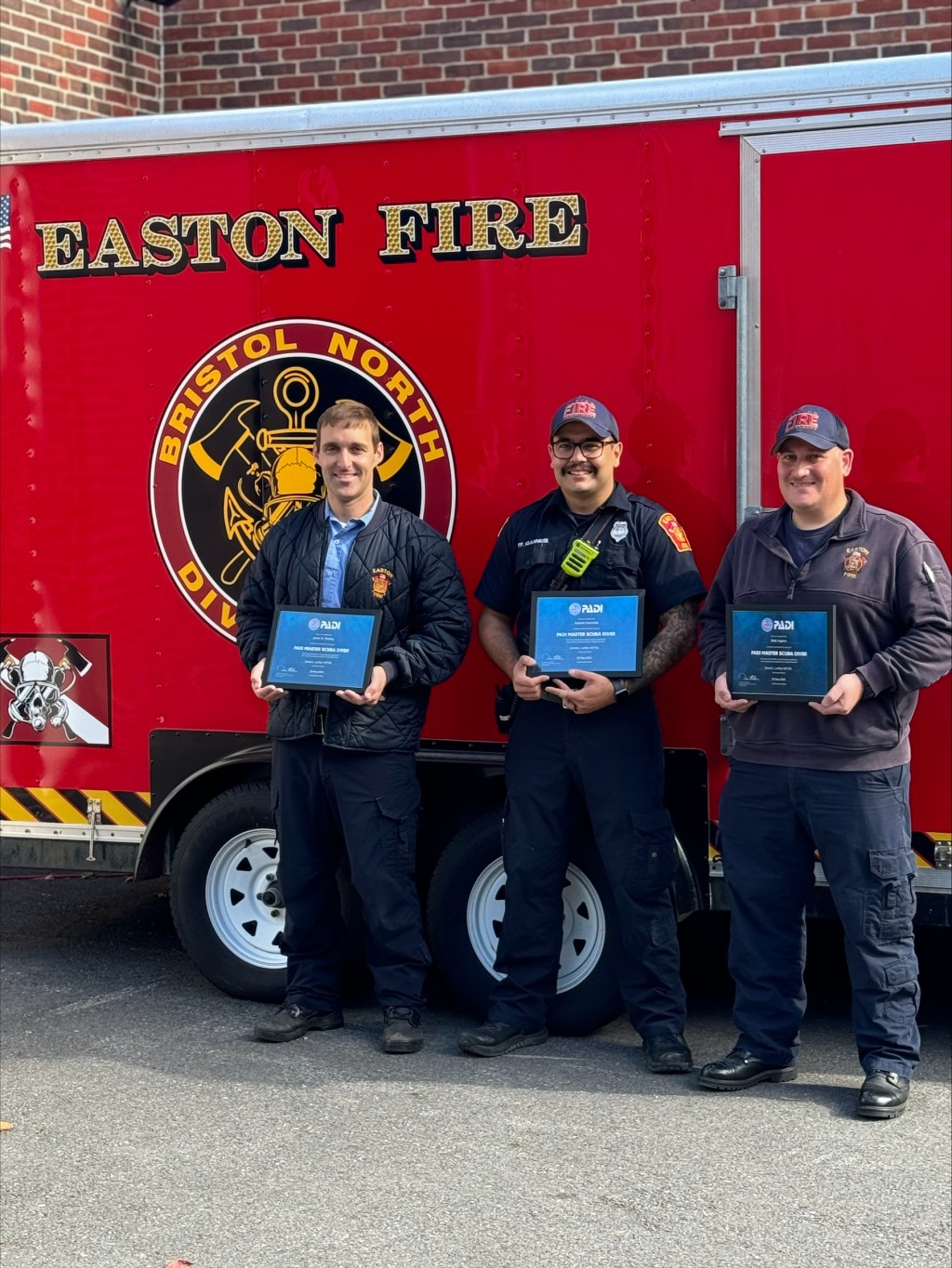 Easton Firefighters Earn Master Scuba Diver Certification for Bristol North Dive&nbsp;Team