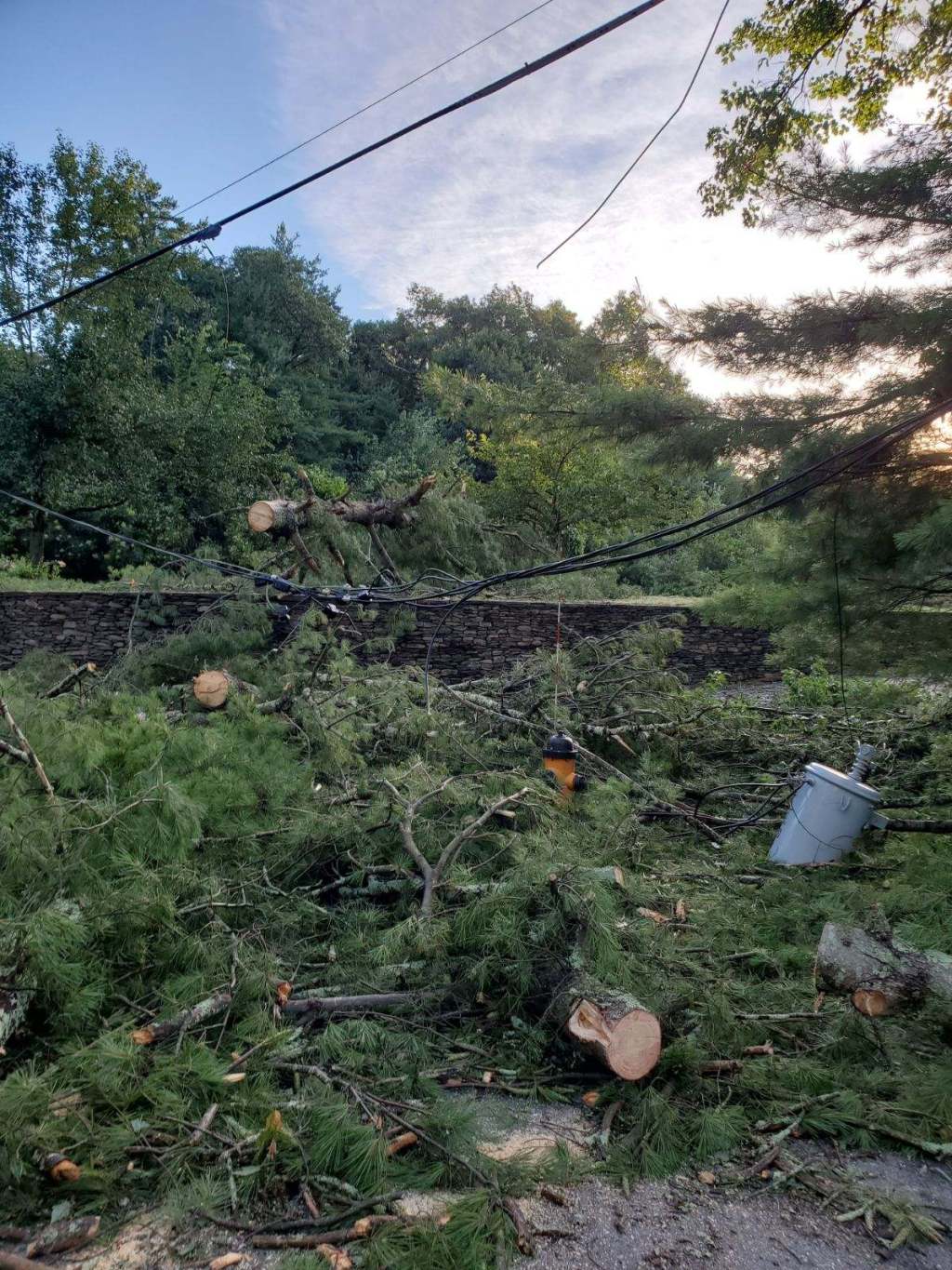 *PHOTOS* Easton Fire, Police, and Department of Public Works Respond Following Severe Weather