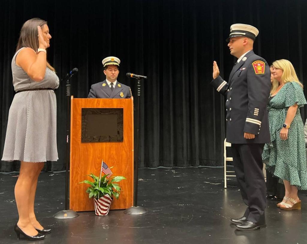 PHOTOS: Easton Fire Department Recognizes Over 20 Firefighters During Swearing In and Awards&nbsp;Ceremony