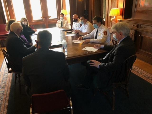 Easton Fire Department meets with Easton’s State Delegation to Discuss Legislative&nbsp;Priorities