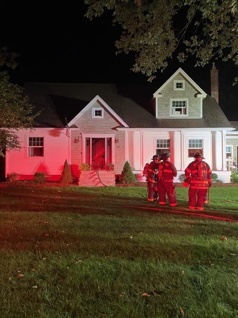 Easton Fire Department Responds to House Fire on Mill Street
